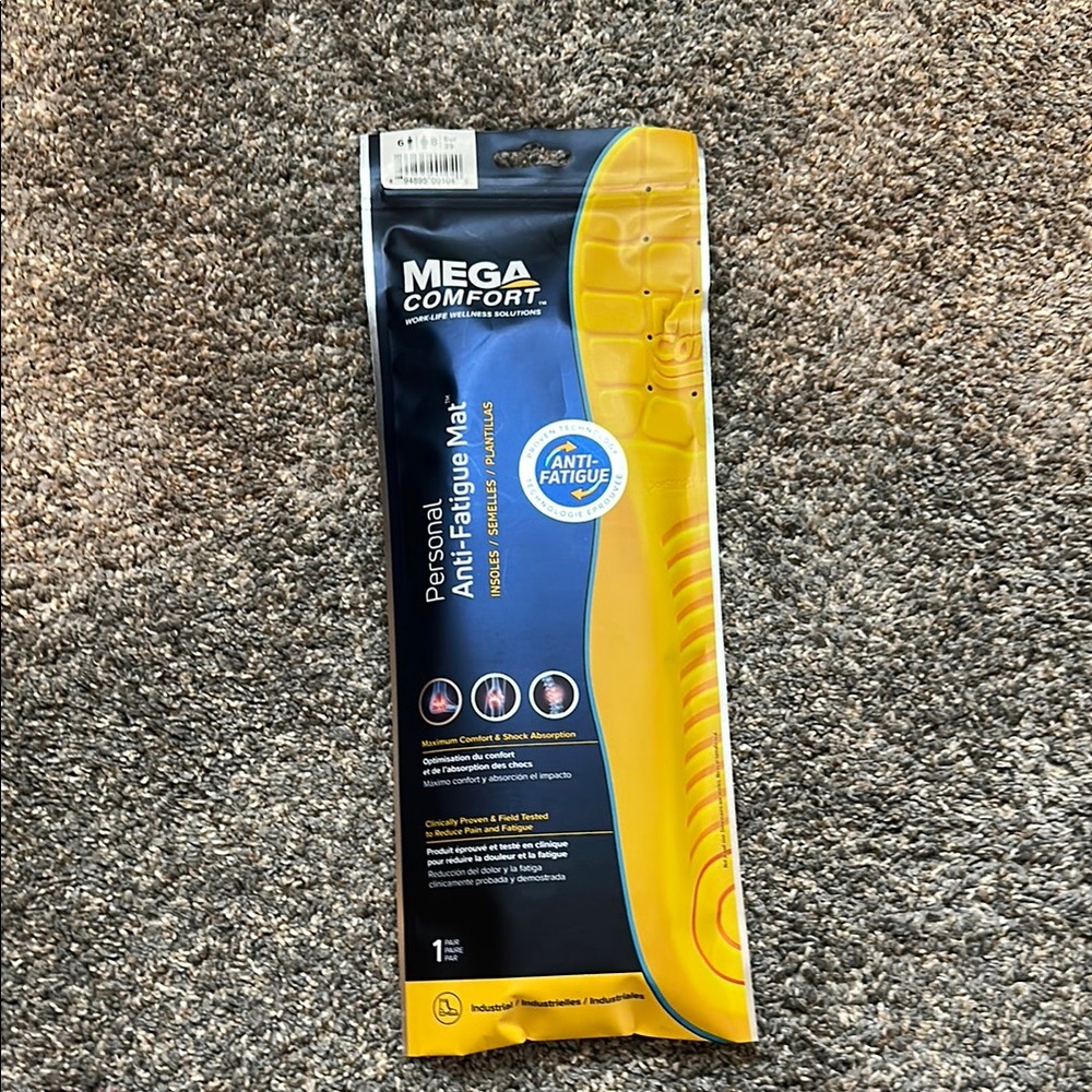 Mega Comfort Anti-Fatigue Shoe Insoles